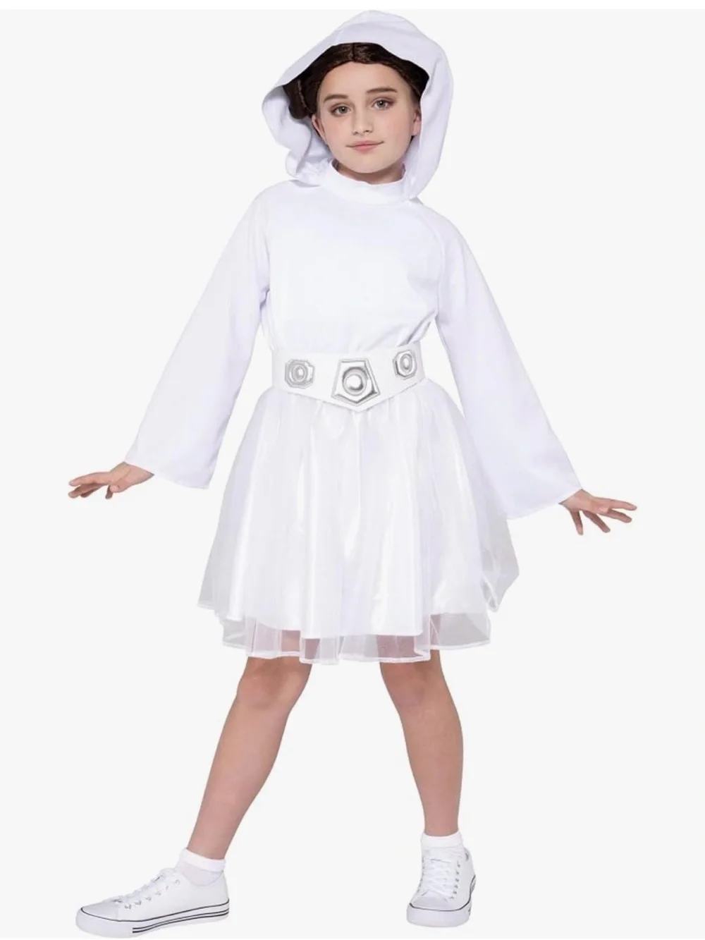 New Star Wars Princess Leia Official Youth Halloween Dress child size (4/5) xs